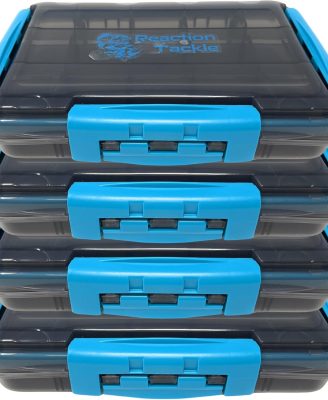 Reaction Tackle Ultimate Tackle Box Trays: Boxes to Organize and Store in Your Fishing Tackle Bag! for Anglers on The Go - 3600 Tackle Tray and 3700 Tackle Trays - 3-Clip Waterproof Tray